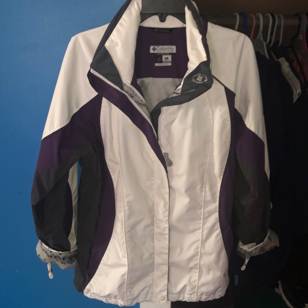Womens Columbia Omnitech outer shell jacket
